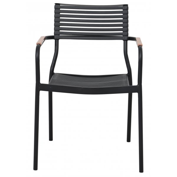 Spisegruppe med 6 stoler og spisebord 180 x 100 cm svart/naturfarget - Menton/Pino Spisegruppe med 6 stoler og spisebord 180 x 100 cm svart/naturfarget - Menton/Pino