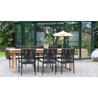 Brcke spisebord 240 cm - Teak