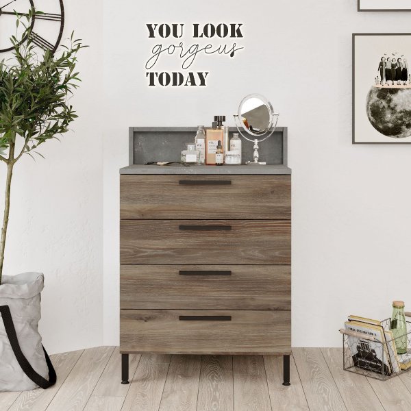 Home kommode - Brun/gr�