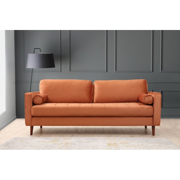 Rome 3-seters sofa - Oransje Rome 3-seters sofa - Oransje