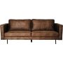Balbus 3-seter sofa - Mrkbrun