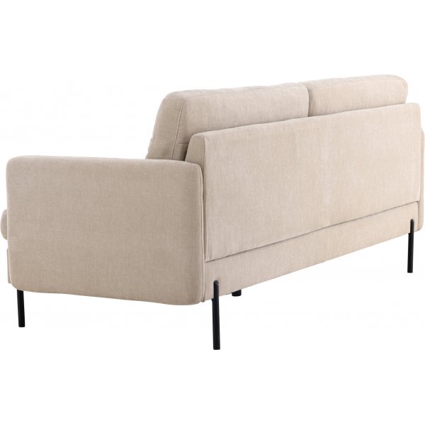 Antibes 2-seters sofa - Beige/Sort Antibes 2-seters sofa - Beige/Sort