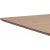 Roxby spisebord 80-120 cm - Eik/sort