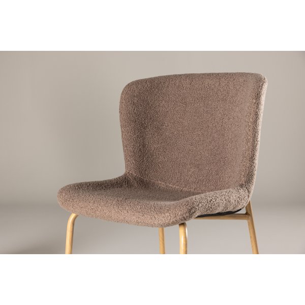 Modesto spisestol - Brun boucle Modesto spisestol - Brun boucle