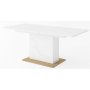 Dayna spisebord 160-200 cm - Hvit/riviera eik