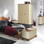 Richmond garderobeskap med 3 drer - Brun/kremhvit