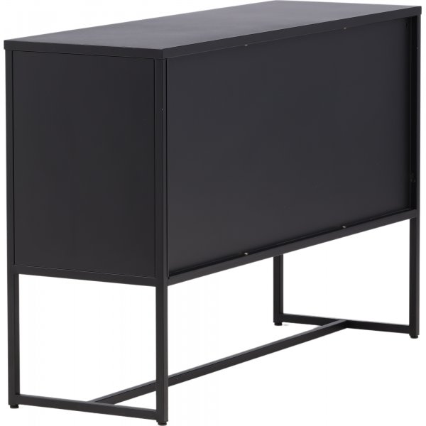 Trerike skjenk - Sort + Tekstilrens for møbler Trerike skjenk - Sort + Tekstilrens for møbler