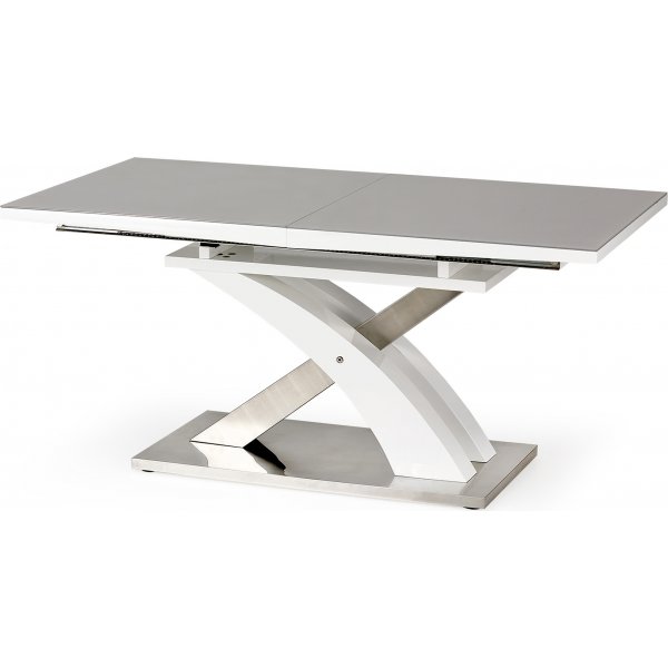 Bonita spisebord 160-220 cm - Hvit/grå Bonita spisebord 160-220 cm - Hvit/grå