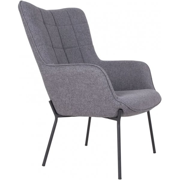 Glasgow lenestol - gr�/svart