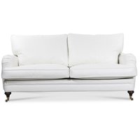 Howard London Premium 3-seters rett sofamodell - Hvit PU Howard London Premium 3-seters rett sofamodell - Hvit PU