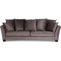Arild 3-seters sofa med konvoluttputer - Muldvarp Arild 3-seters sofa med konvoluttputer - Muldvarp