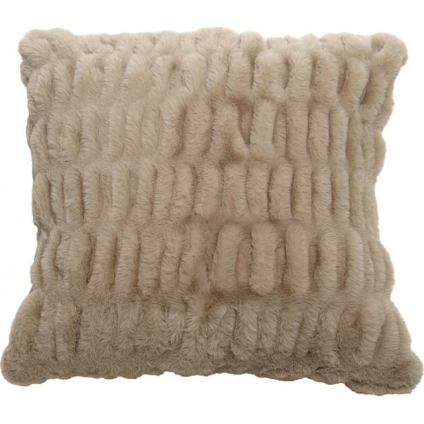 Fluffy putetrekk 50 x 50 cm - Beige