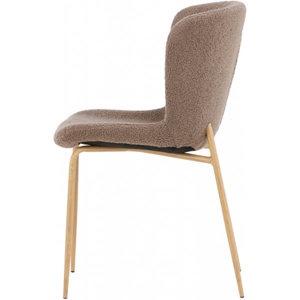 Modesto spisestol - Brun boucle Modesto spisestol - Brun boucle