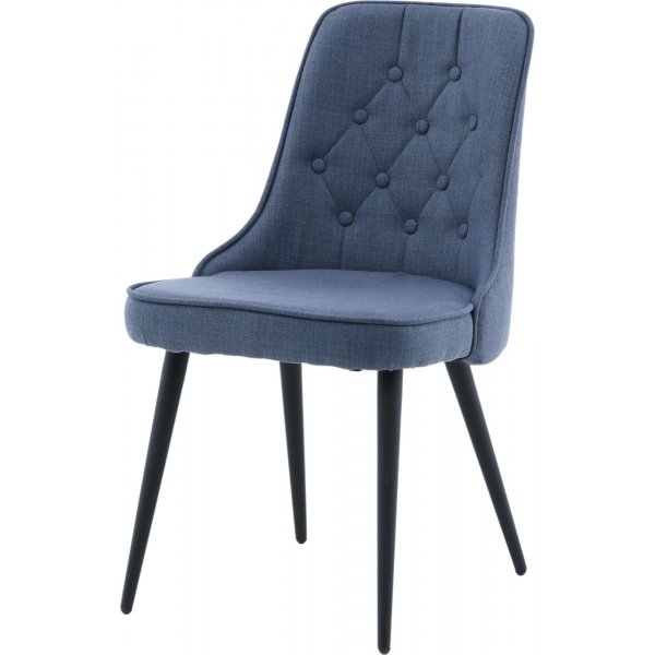 Alice Deluxe spisestol - Bl/svart