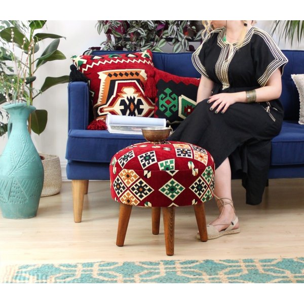 Melik puff 2 - Flerfarget Melik puff 2 - Flerfarget