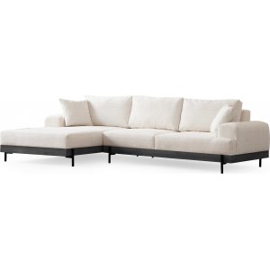 Eti divan sofa venstre - Hvit/svart