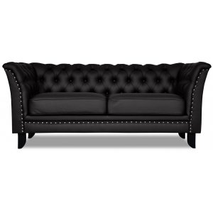 Chester Bridge 2-seters sofa - Svart PU Chester Bridge 2-seters sofa - Svart PU