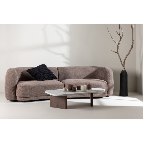 Cielo 3-seters sofa - Brun boucle Cielo 3-seters sofa - Brun boucle
