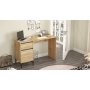 Aristo skrivebord 120x44,5 cm - Filt/antrasitt