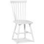 Pose spisegruppe: Bord 130 cm inkludert 4 stk hvite pinnestoler - Whitewash