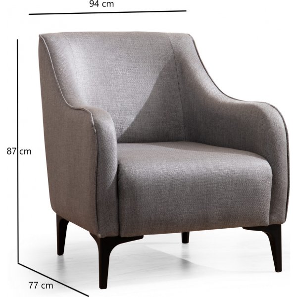 Belissimo lenestol - Grå Belissimo lenestol - Grå