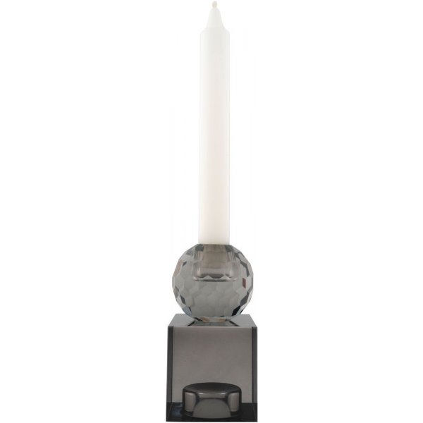 Torcello lysestake - røykglass Torcello lysestake - røykglass