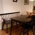 Kundebilde Linköping Pinnesofa kjøkkensofa - sort