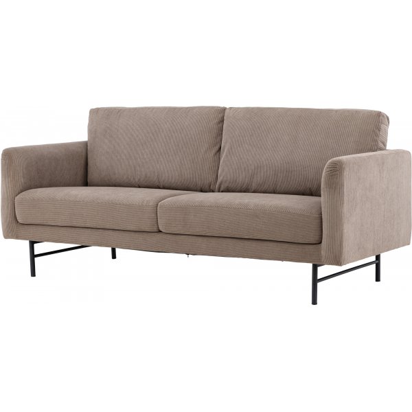 Sky 3-seters sofa - Sort/brun Sky 3-seters sofa - Sort/brun