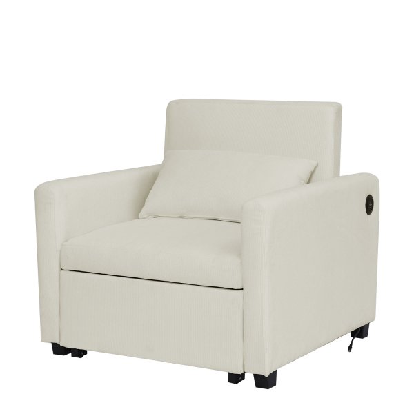 Lenestolseng Sollefteå - Beige kordfløyel | 81 cm bred Lenestolseng Sollefteå - Beige kordfløyel | 81 cm bred