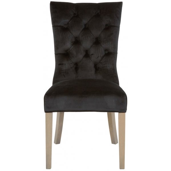 Tuva Kate Highback - Høy rygg (rygg-håndtak) Svart fløyel Tuva Kate Highback - Høy rygg (rygg-håndtak) Svart fløyel