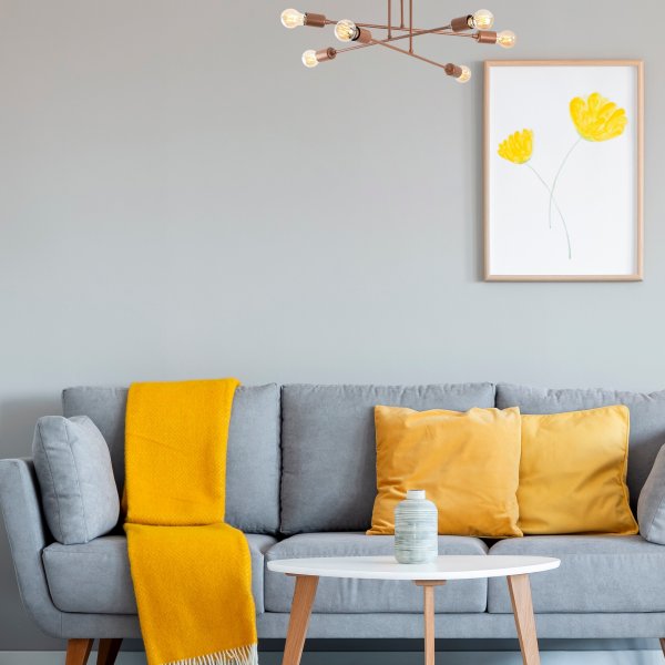 Utvidet taklampe 1502 - Kobber Utvidet taklampe 1502 - Kobber