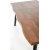 Horst spisebord 120-180 x 80 cm - Eik/sort