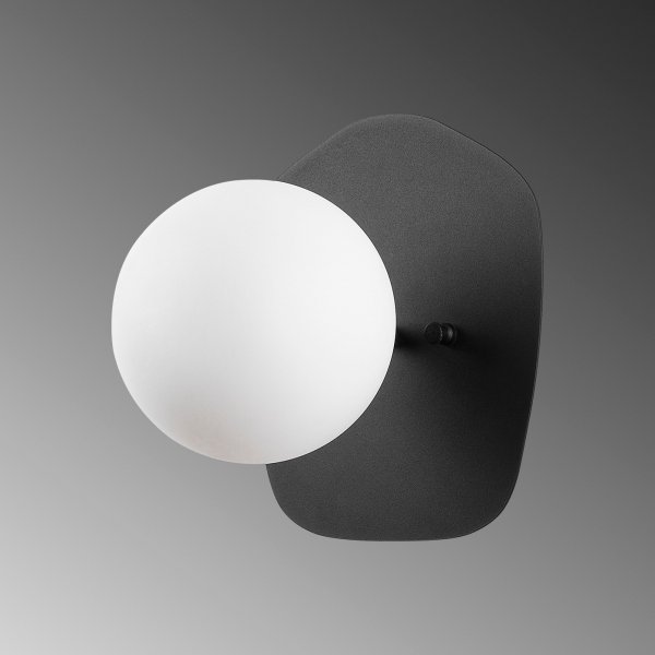 Well vegglampe 11680 - Sort/hvit Well vegglampe 11680 - Sort/hvit