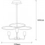 Halo taklampe 1351 - Sort