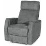 Enjoy Elof El-Recliner - Lenestol i lysegrtt stoff