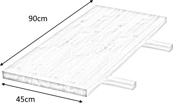 Ekstra bordplate Gambon - Eik Ekstra bordplate Gambon - Eik