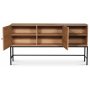 Stilo V.2 sideboard - Olje eik / Svart metall