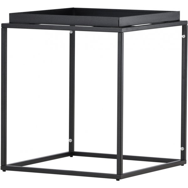 Porto sidebord 45 x 45 cm - Sort Porto sidebord 45 x 45 cm - Sort