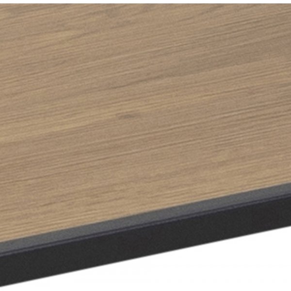 Seaford stigehylle 77x138 cm - Eik/sort Seaford stigehylle 77x138 cm - Eik/sort