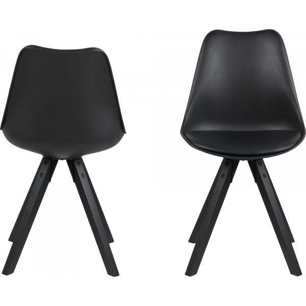 Dima spisestuestol - Sort PU Dima spisestuestol - Sort PU