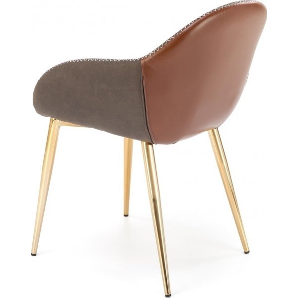 Ryan spisestol - Brun/grå Ryan spisestol - Brun/grå