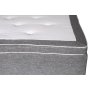 Sensation rammeseng 180 cm 7-sone lomme - Gr (Rocco 281) + Mbelftter