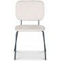 Lokrume spisegruppe 120 cm bord i lyst tre + 4 Lokrume beige stoler