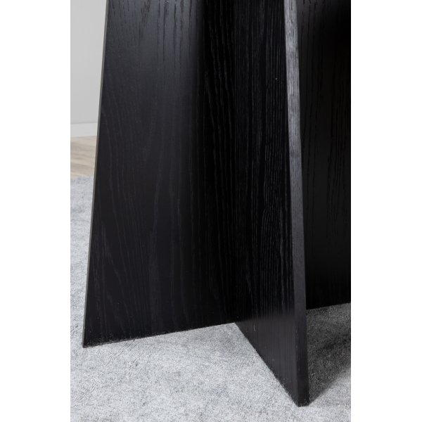 Bootcut spisebord 110 cm - Sort