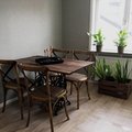 Kundebilde vintage spisestol - Antikkbeiset eik