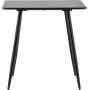 Polar spisebord 75 x 75 cm - Sort