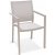 Urbanite spisegruppe med spisebord 207 cm og 6 stablebare spisestoler - Beige