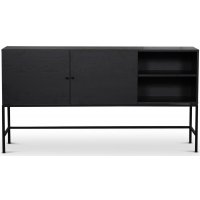 Stilo V.2 sideboard - Svartvasket / Svart metall Stilo V.2 sideboard - Svartvasket / Svart metall
