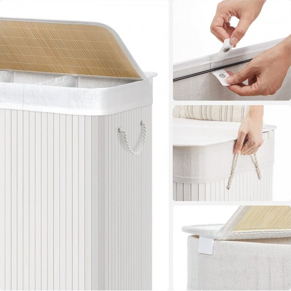 Carolin skittent�yskurv 150 l - Hvit