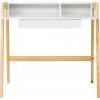Brent skrivebord 96 x 55 cm - Hvit